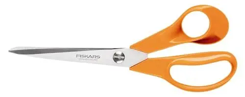 Produktbild: Fiskars Universalschere für Bastel-, Näh-, und Büroarbeiten, Classic, Länge: 21 cm, Für Rechtshänder, Orange, 1005148