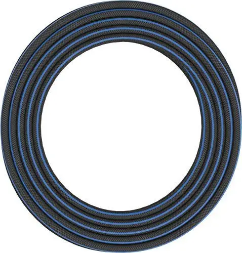 Produktbild: Fiskars Wasserschlauch L, UV-geschützt, Druckgeprüft, Verwindungssteifigkeit Stufe 4 (von 5), 30 m, Ø 1,3 cm (1/2''), 4,2 kg, Schwarz/Orange/Blau, 1027105