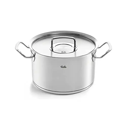 Produktbild: Fissler Original-Profi Collection/Braten-Topf (Ø 24 cm, 4,6 Liter) Edelstahl-Kochtopf, Bräter mit Metall-Deckel - Induktion