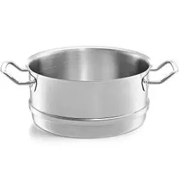 Produktbild: Fissler Original-Profi Collection / Edelstahl-Dämpfeinsatz (Ø 24 cm) Topf-Dampfeinsatz, Induktions-Dampfgarer gelocht - Induktion, Silber