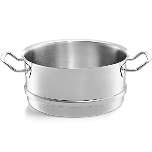 Produktbild: Fissler Original-Profi Collection / Edelstahl-Dämpfeinsatz (Ø 24 cm) Topf-Dampfeinsatz, Induktions-Dampfgarer gelocht - Induktion, Silber
