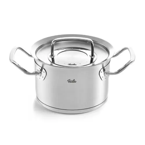 Produktbild: Fissler Original-Profi Collection/Edelstahl-Kochtopf (Ø 16 cm, 2,1L) Töpfe inkl. Metall-Deckel, Innen-Skalierung, Made in Germany - Induktion
