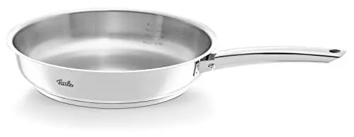 Produktbild: Fissler Steelux Pro/Edelstahl-Pfanne (Ø 28 cm) Bratpfanne-unbeschichtet, scharfes anbraten, Made in Germany - Induktion