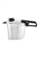 Produktbild: Fissler Vitavit Premium / Schnellkochtopf (6 L, Ø 22 cm) Edelstahl-Dampfkochtopf,4-Garstufen, inkl. Einsatz - Induktion, Silber