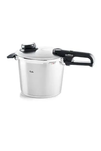 Produktbild: Fissler Vitavit Premium/Schnellkochtopf (6 L, Ã˜ 22 Cm) Edelstahl-Dampfkochtopf,4-Garstufen, Inkl. Einsatz - Induktion