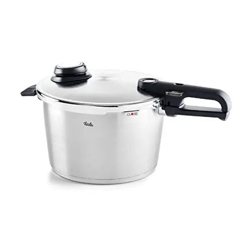 Produktbild: Fissler Vitavit Premium / Schnellkochtopf (8 L, Ø 26 cm) Edelstahl-Dampfkochtopf,4-Garstufen, inkl. Einsatz - Induktion, Silber