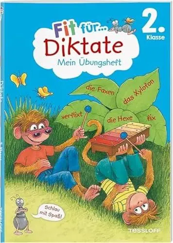Produktbild: Fit für Diktate 2. Klasse. Mein Übungsheft | Kurzdiktate und länger Diktate | Mit Stickerbogen zur Motivation: Genau hinhören und richtig schreiben (Fit für die Schule Mein Übungsheft)
