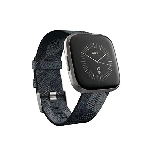 Produktbild: Fitbit Versa 2 Health & Fitness Smartwatch SE (NFC), Charcoal - Iron Mist Grey Aluminum