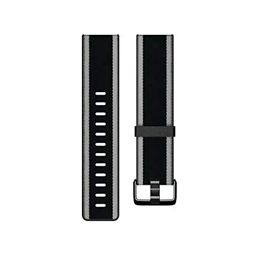 Produktbild: Fitbit Versa Lite Gewebe-Hybrid-Armbänder, Schwarz/Grau, K