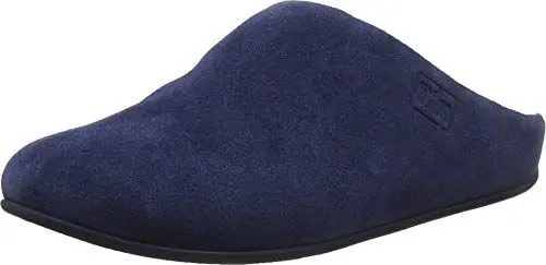 Produktbild: FitFlop Damen Chrissie Shearling Pantoffeln, Blau (Midnight Navy 399)