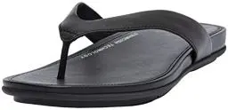 Produktbild: Fitflop Damen Gracie Leather FLIP-Flops Flache Sandale, All Black, 43 EU