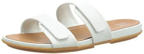 Produktbild: Fitflop Damen Gracie Two Bar Slide Flache Sandale, Seafoam Blue, 41 EU