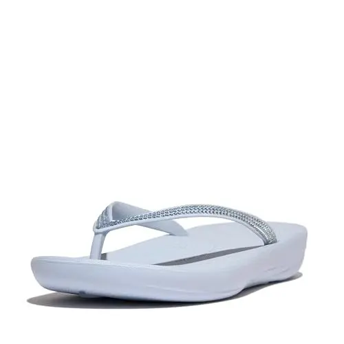 Produktbild: Fitflop Damen Iqushion Ombre Sparkle Flip-Flops Flipflop, Skywash Blue, 37 EU