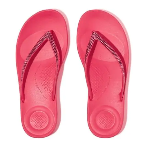 Produktbild: Fitflop Damen Iqushion Sparkle Sandale, Rose, 40 EU