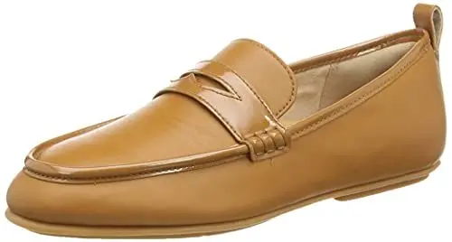 Produktbild: Fitflop Damen LENA PENNY LOAFER Flacher Slipper, Light Tan, 38 EU