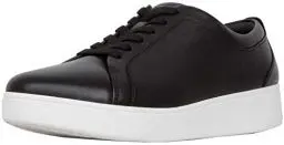 Produktbild: Fitflop Damen Rally Leder Sneaker, Schwarz (Black), 39 EU