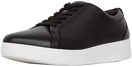 Produktbild: Fitflop Damen Rally Leder Sneaker, Schwarz (Black), 39 EU