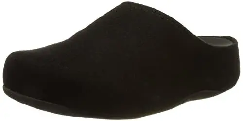Produktbild: Fitflop Damen Shuv Felt Hausschuh, Schwarz, 36 EU