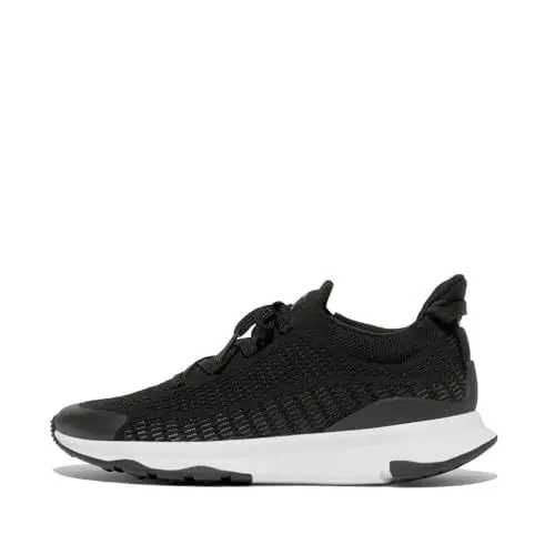 Produktbild: Fitflop Damen Vitamin Ffx Knit Sports Sneakers Sneaker, Schwarzes Zinn, 39 EU