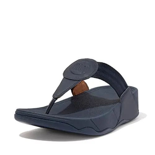 Produktbild: Fitflop Damen Walkstar Keilsandale, Midnight Navy, 42 EU Breit