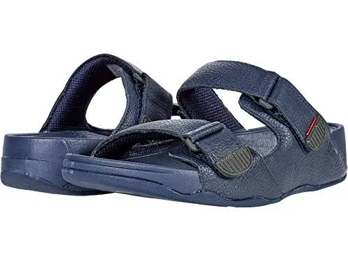 Produktbild: Fitflop Herren Gogh MOC Slide-Leather Sandalen, Midnight Navy, 47 EU