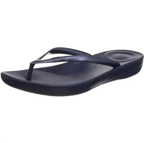 Produktbild: Fitflop Iqushion Ergonomic Flip-flops, Damen Zehentrenner, Blau (Midnight Navy 399), 39 EU (6 UK)