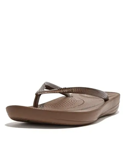 Produktbild: Fitflop Iqushion Ergonomic Flip-flops, Damen Zehentrenner, Braun (Bronze 012), 41 EU (7 UK)