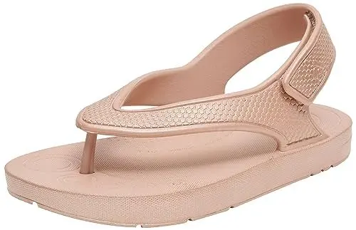 Produktbild: Fitflop Jungen Unisex Kinder Kids Iqushion Sandal with Backstrap Solid Flipflop, Rose Gold,26 EU