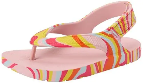 Produktbild: Fitflop Jungen Unisex Kinder iQUSHION Kids Toddler Swirly Ergonomic FLIP-Flops Sandale, Pink, 24 EU