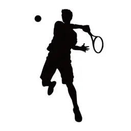 Produktbild: VOSAREA Fitnessaufkleber Tennis Tapete Tennis Aufkleber Tennis Wandtattoo Aufkleber Entfernbare Wandtattoo Wandkunst Aufkleber für Kinderzimmer Schlafzimmer Dekoration Tennis Aufkleber