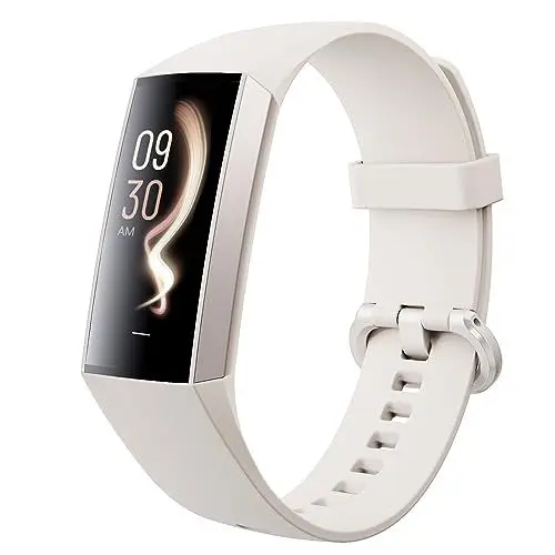 Produktbild: Fitnessuhr Damen Schmal Fitness Tracker Fitnessuhr ohne App und Handy Uhr mit Schrittzähler Damen Pulsuhr Smartwatch Sportuhren Fitness Uhr mit Whatsapp Funktion Laufuhr Weiß Elegant