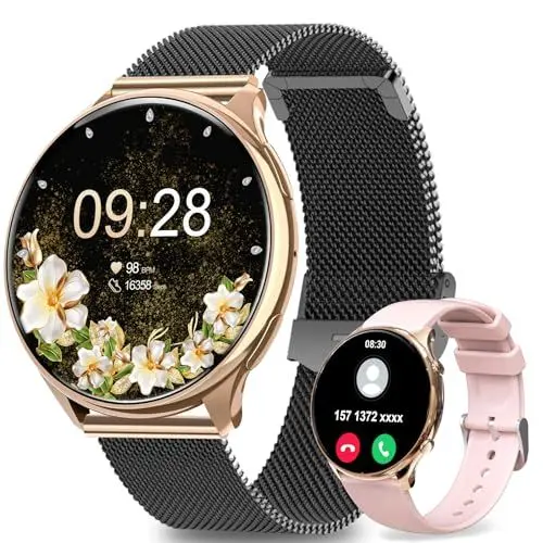 Produktbild: fitonyo Smartwatch Damen mit Telefonfunktion,1,32 