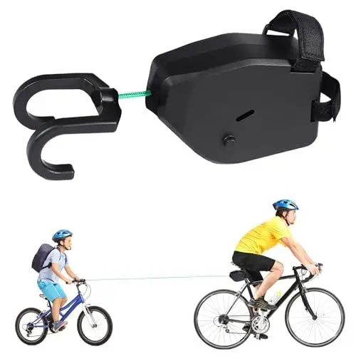 Produktbild: FIVAVA Fahrrad Abschleppseil Kinder 2.5M Einziehbarer Abschleppseil Fahrrad Eltern Kind Zugseil Traktionsseil 500 lbs für Kinder MTB Bike