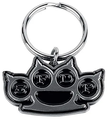 Produktbild: Five Finger Death Punch Knuckles Unisex Schlüsselanhänger Standard Zinklegierung Band-Merch, Bands