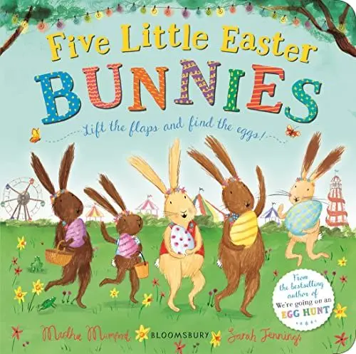 Produktbild: Five Little Easter Bunnies: A Lift-the-Flap Adventure (The Bunny Adventures)