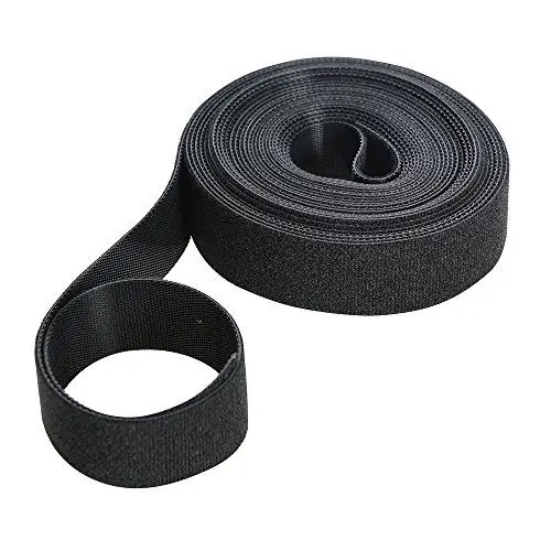 Produktbild: FIXMAN 684180 Selbstklebendes Klettband, schwarz 25 mm x 5 m