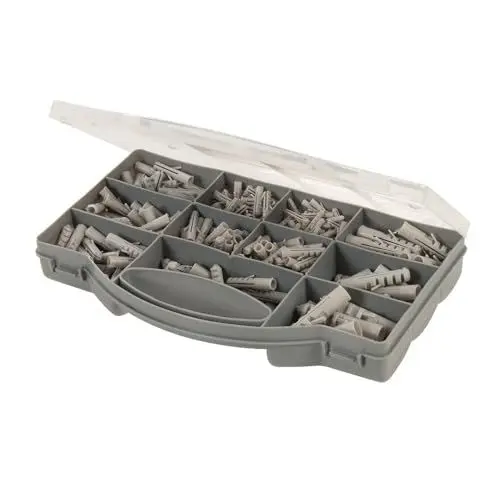 Produktbild: Fixman 530552 Wanddübel-Sortiment 330-tlg, Grey