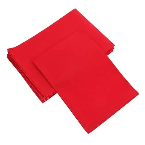 Produktbild: JECOMPRIS 10St Dienstärmel Veranstaltungslogo Fahnen flaggen Armbinde für Schulmannschaft DIY Armband verstellbare Armbänder Fußball-Kapitänsbinde Armband für den Wettkampf Twill-Stoff rot