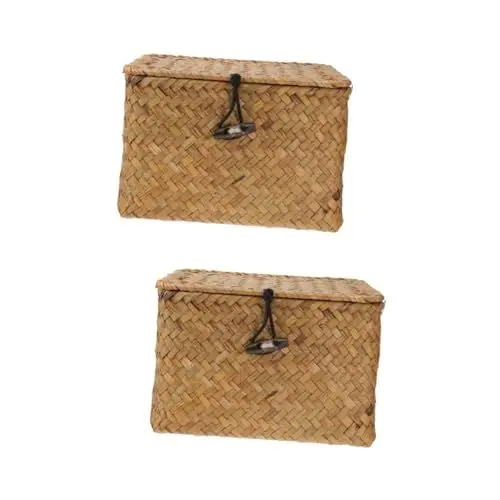 Produktbild: FIXOSHEE 2 Stücke Box Körbe Deckel Große Körbe Deckel Lagerung Garten Boxen Tee