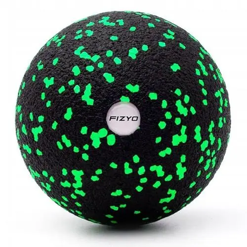 Produktbild: Fizyo Massageball 8 cm – Faszienball für Triggerpunktmassage & Muskelentspannung, Ideal für Rücken, Nacken, Füße, Kompakt & Effektiv, Perfekt für Physiotherapie, Pilates, Fitness, Regeneration Grün
