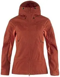 Produktbild: Fjällräven Damen Abisko Lite Trekking Jacke Wanderjacke, Cabin Red/Rowan Red, L