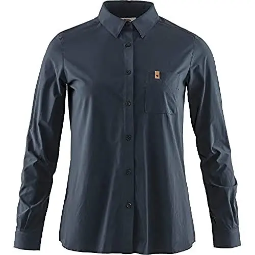 Produktbild: Fjällräven Damen Övik Lite Shirt Ls W Unterhemd, Marineblau, L EU