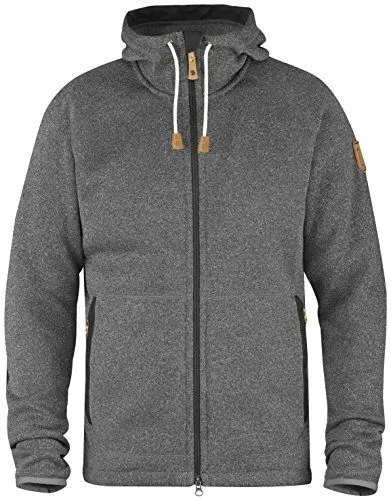 Produktbild: Fjällräven Herren Hoodie Övik Fleece, Dark Grey, L, F82252-030