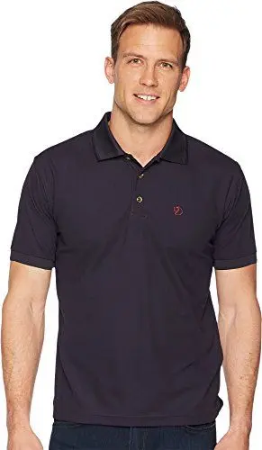 Produktbild: Fjällräven Herren Crowley Pique Poloshirt, Blueblack, XL EU