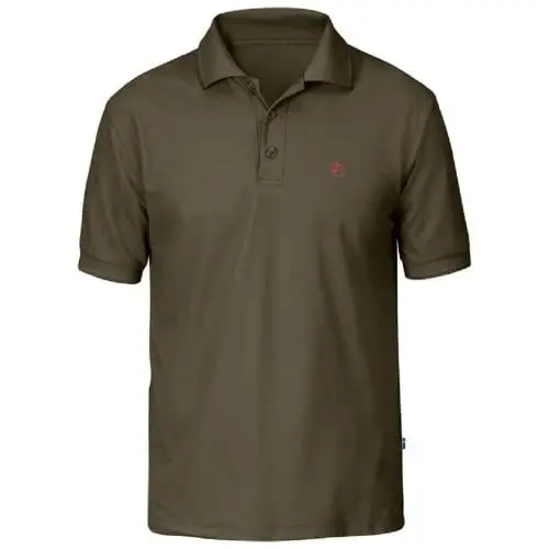 Produktbild: Fjällräven Herren T-shirt Crowley Pique, Dark Olive, XL, F81783-633
