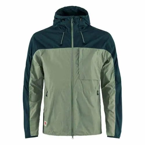 Produktbild: Fjällräven Herren High Coast Wind M Jacket, Patina Green-Navy, M EU