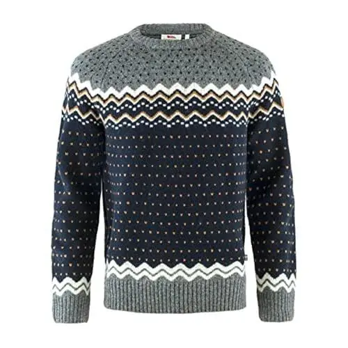 Produktbild: Fjallraven Fjallraven Fjällräven Herren Övik strik sweater M Sweatshirt, Dark Navy, XL EU