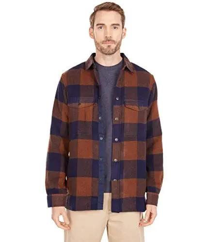 Produktbild: Fjallraven Herren Canada skjorte M Long Sleeved T shirt, Chestnut-dark Navy, XXL EU