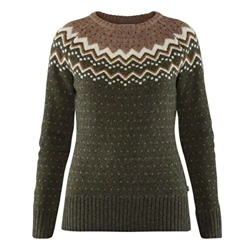 Produktbild: Fjällräven Damen Övik Knit Sweater Sweatshirt, Deep Forest, S EU