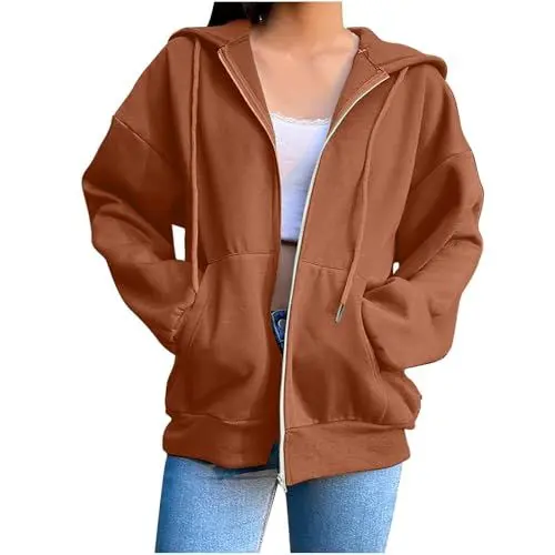 Produktbild: FJKVAVF Black of Friday Angebote 2024 Baby Damen Pullover Mit Reissverschluss Pullover Herbst Damen Pullover Mädchen 164 Teenager Langarmshirt Damen Bauchfrei Bestellung Sale Angebote